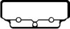 GLASER X07282-01 Gasket, cylinder head cover